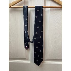 Ralph Marlin Worlds Greatest Dad Navy Blue‎ Neck Tie Father’s Day Gift